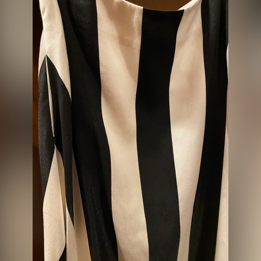 Belle Badgley Mischka Black and White Maxi Skirt size 10 - Picture 4 of 7